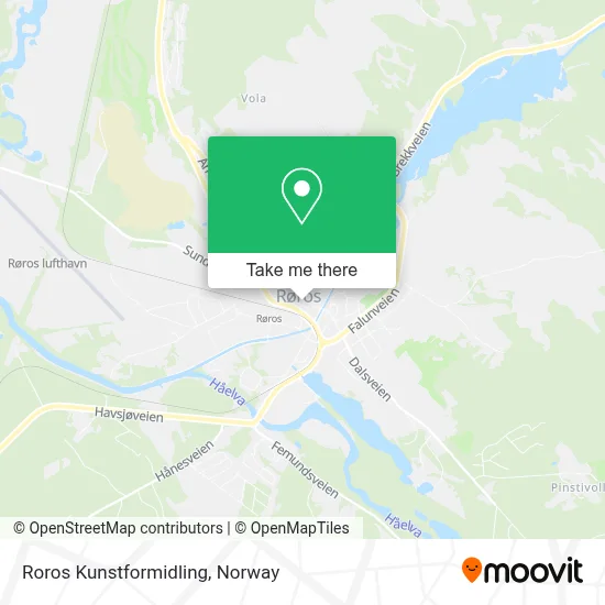 Roros Kunstformidling map