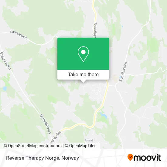 Reverse Therapy Norge map