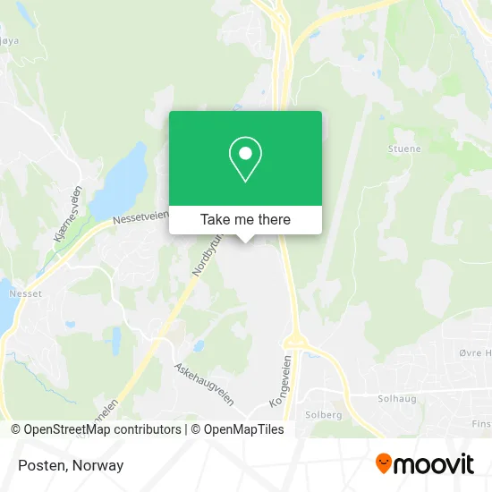 Posten map