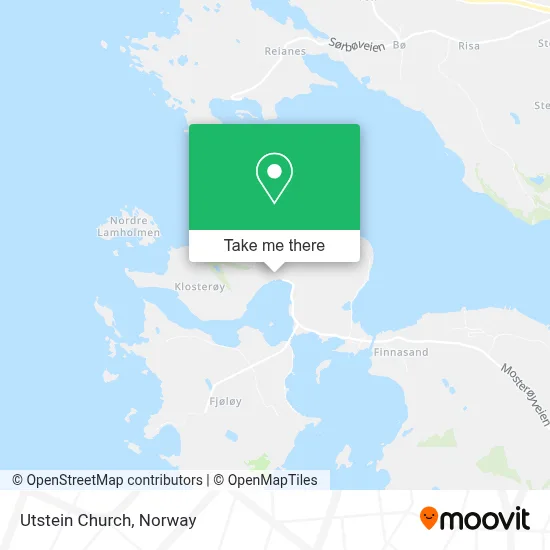 Utstein Church map