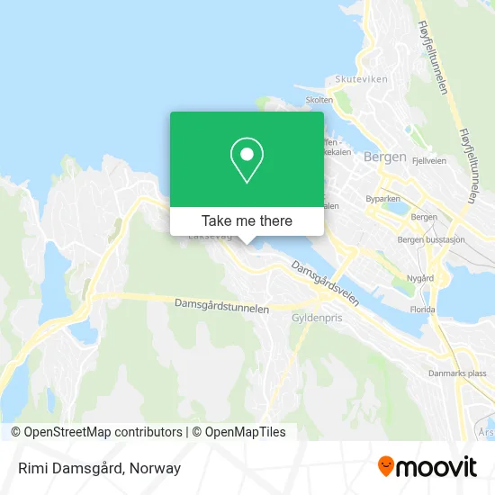 Rimi Damsgård map