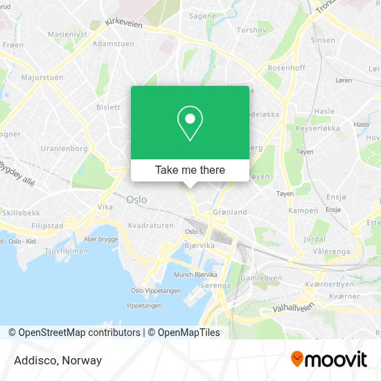 Addisco map