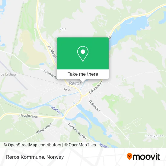 Røros Kommune map