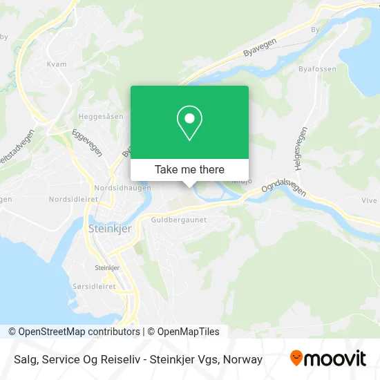 Salg, Service Og Reiseliv - Steinkjer Vgs map