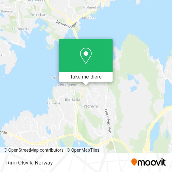 Rimi Olsvik map