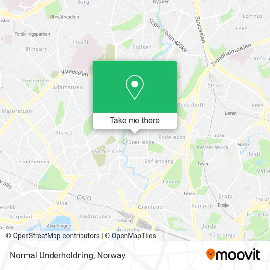 Normal Underholdning map