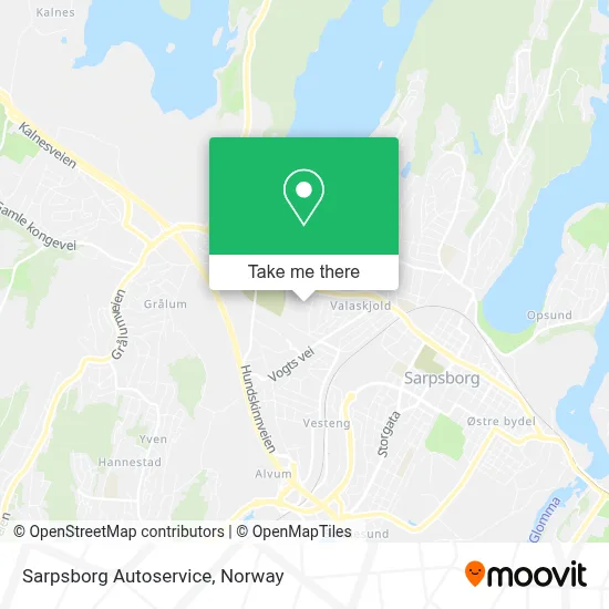 Sarpsborg Autoservice map