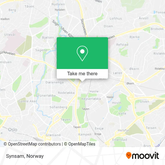 Synsam map