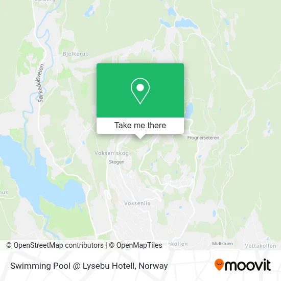 Swimming Pool @ Lysebu Hotell map