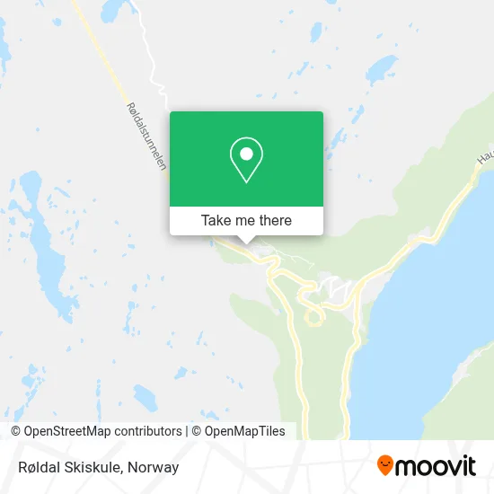 Røldal Skiskule map