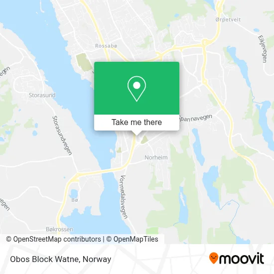 Obos Block Watne map