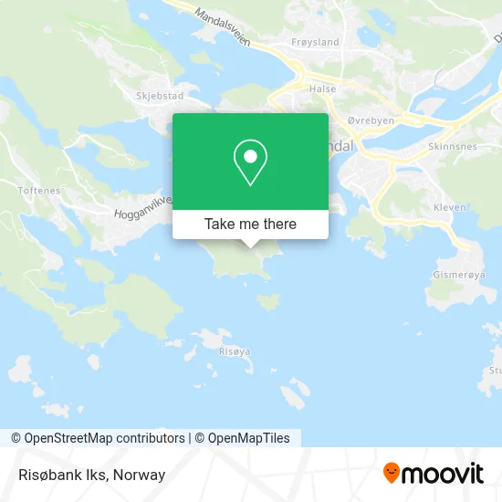 Risøbank Iks map