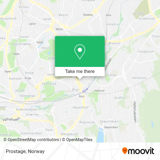 Prostage map