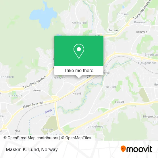 Maskin K. Lund map