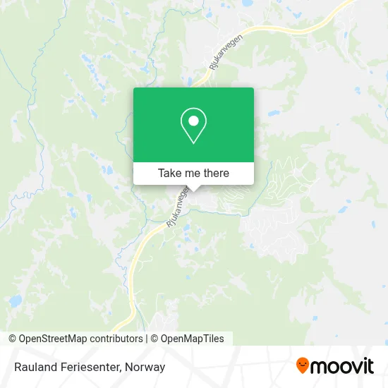 Rauland Feriesenter map