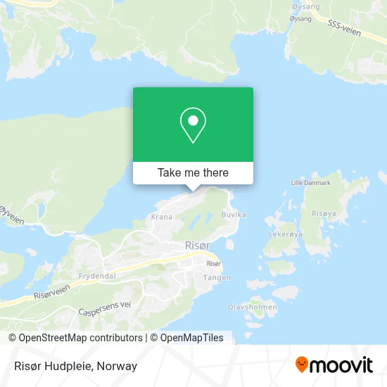 Risør Hudpleie map