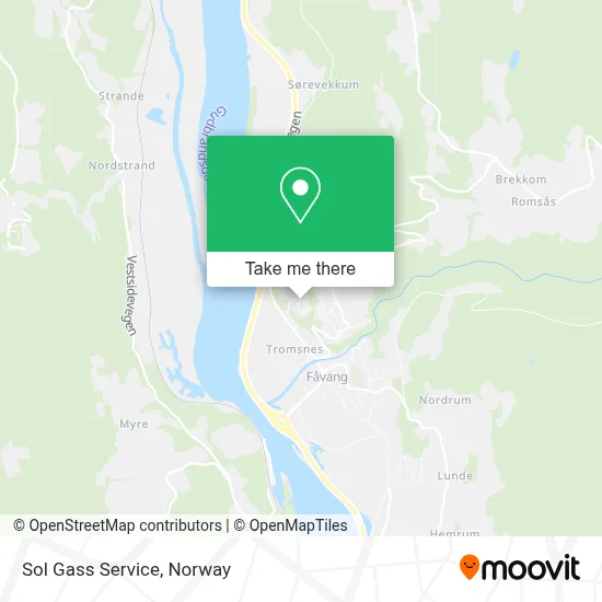 Sol Gass Service map