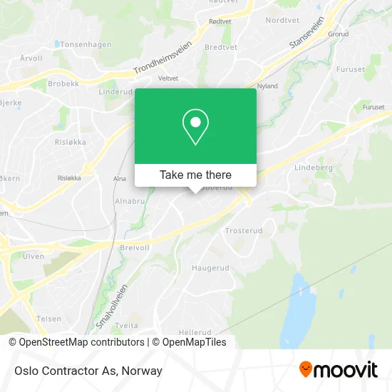 Oslo Contractor As map