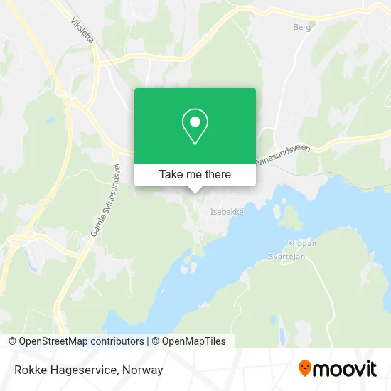 Rokke Hageservice map
