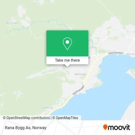 Rana Bygg As map