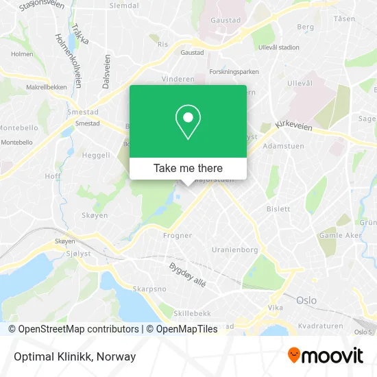 Optimal Klinikk map