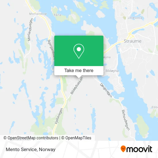 Mento Service map