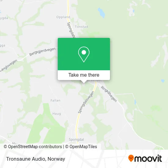 Tronsaune Audio map