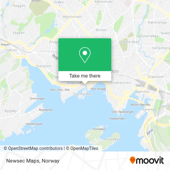 Newsec Maps map