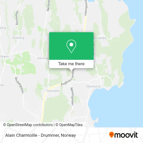 Alain Charmoille - Drummer map