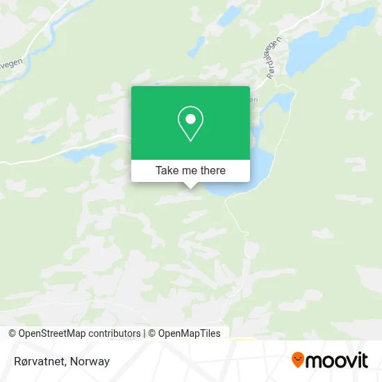 Rørvatnet map