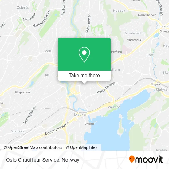Oslo Chauffeur Service map