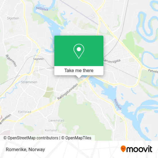 Romerike map