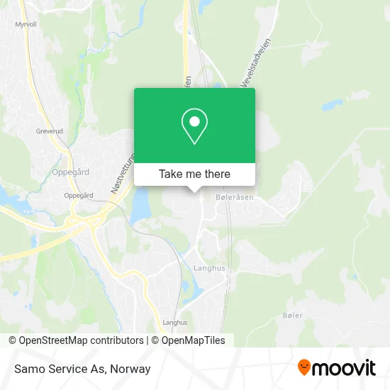 Samo Service As map