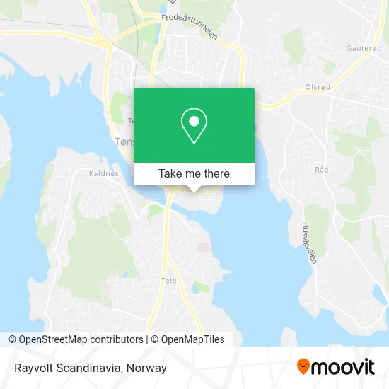 Rayvolt Scandinavia map