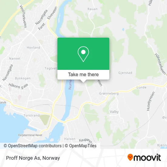 Proff Norge As map