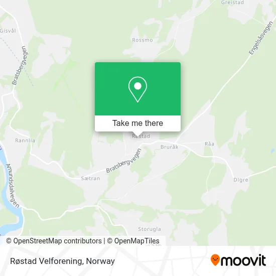 Røstad Velforening map