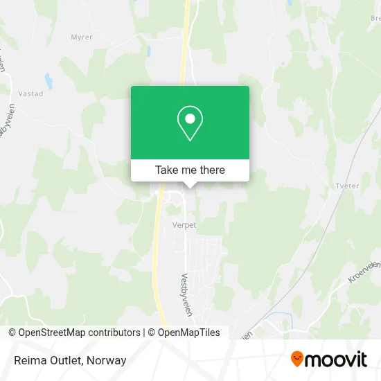 Reima Outlet map
