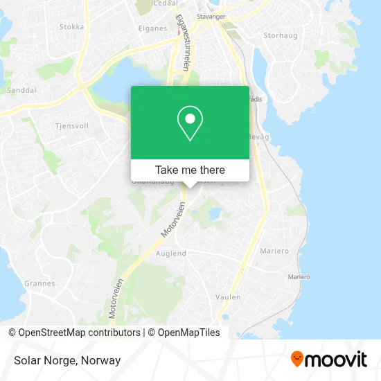 Solar Norge map