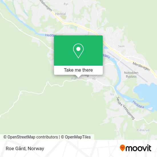 Roe Gård map