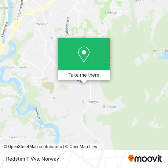 Rødsten T Vvs map