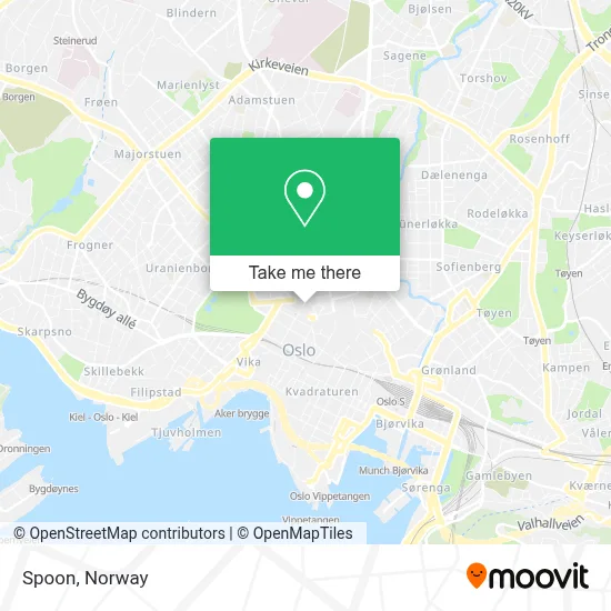 Spoon map