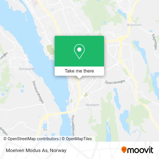 Moelven Modus As map