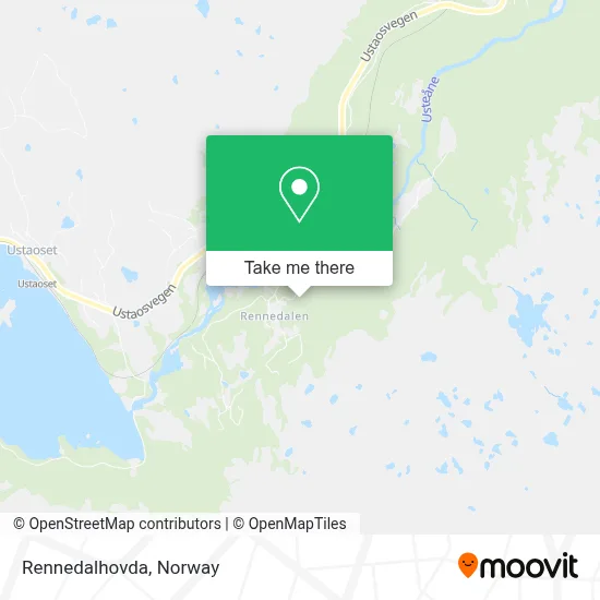 Rennedalhovda map