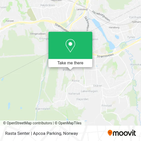 Rasta Senter | Apcoa Parking map