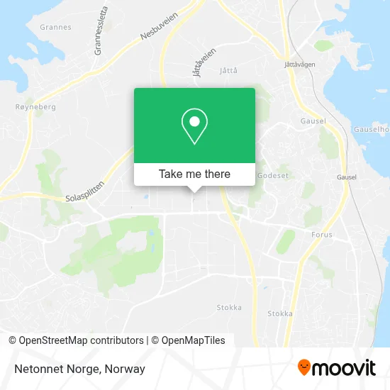 Netonnet Norge map