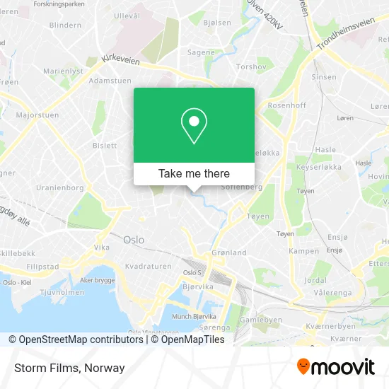 Storm Films map
