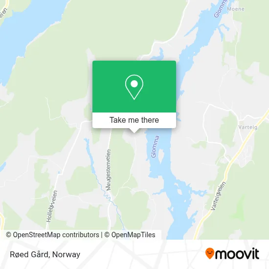Røed Gård map