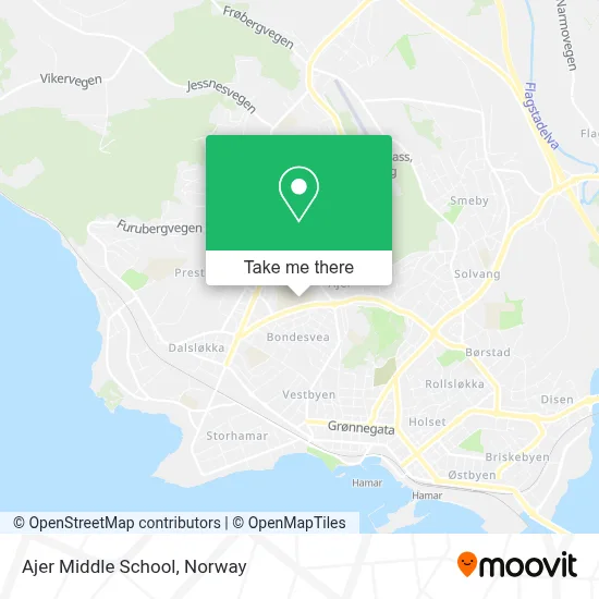 Ajer Middle School map