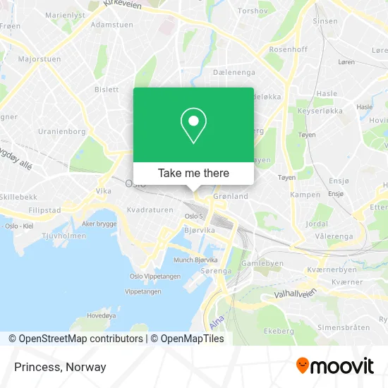 Princess map