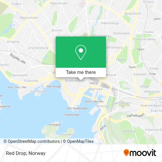 Red Drop map